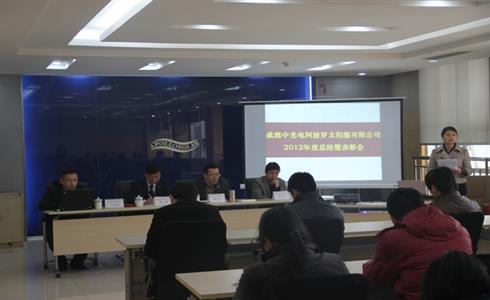 公司召開2012年度總結(jié)暨表彰大會
