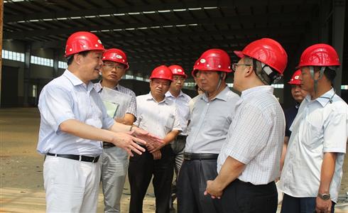 彭壽董事長到成都中建材視察碲化鎘薄膜電池項目